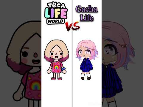 Toca Boca VS Gacha /Choose #tocalifeworld #tocaboca #gacha #choose #shorts