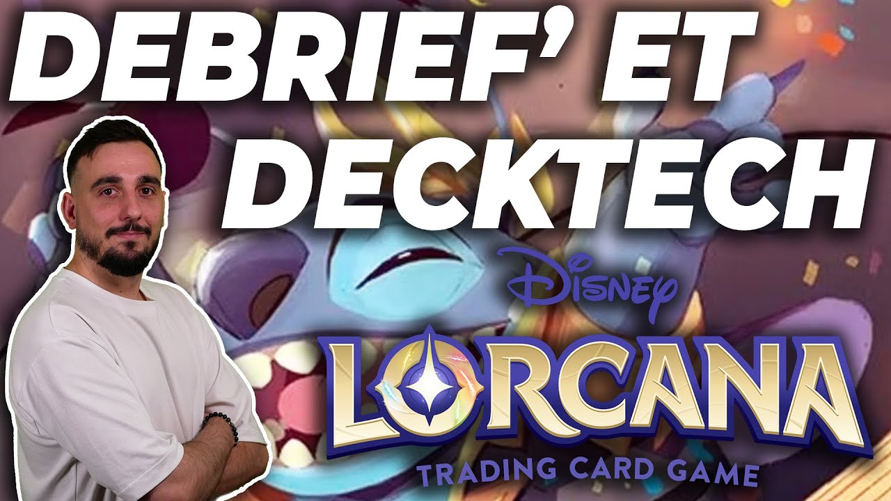 MON PREMIER TOURNOI LORCANA ! REPORT ET DECKTECH ! (J'ai fait un bon score !)