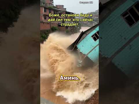 Боже, останови беду и дай сил тем, кто сейчас страдает.