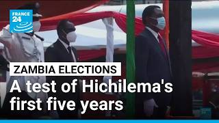 YouTube video thumbnail:  Zambia Voters Weigh Hichilema's Economic Record