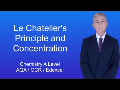 A Level Chemistry Revision “Le Chatelier’s Principle and Concentration”