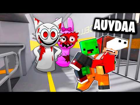 JJ and MIKEY SPRUNKI EXE INCREDIBOX NUCLEAR BARRY PRISON RUN - Roblox Animation