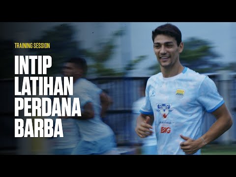 Federico Barba Jalani Latihan Perdana Bersama PERSIB | Training Session