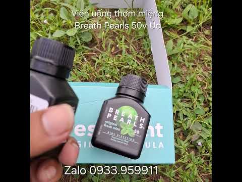 Viên uống thơm miệng Breath Pearls của Úc 50 viên