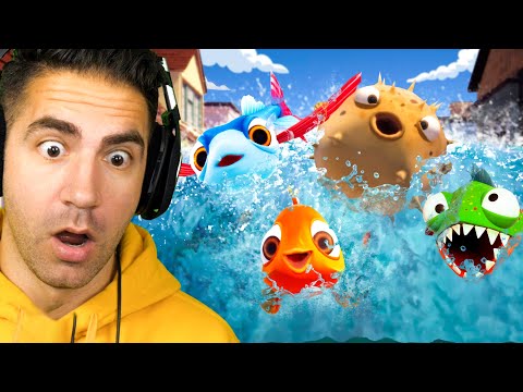 CITY GETS DESTROYED BY FISH - I Am Fish Part 19 - ENDING | Pungence