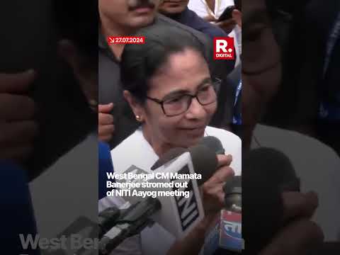 Mamata Banerjee Storms Out Of NITI Aayog Meeting, Claims 'Only Given 5 Minutes To Speak'