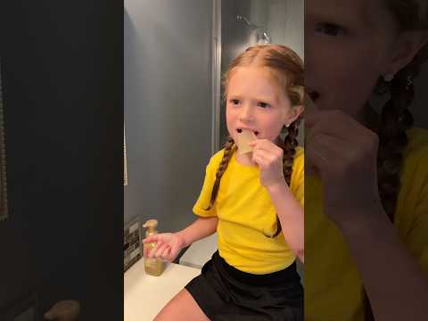 SHE’S EATING WHAT?! 🧼🫣🫧 @HallieOnStage114 #prank #lol #trend #funny #omg #viral #cute #bff #fun