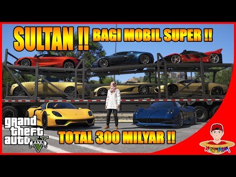 GTA V MOD (22) - SULTAN BAGI MOBIL SUPER MEWAH !!