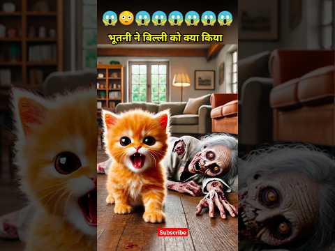 भूतनी ने बिल्ली को क्या किया ||#cat #shorts #zombieshorts