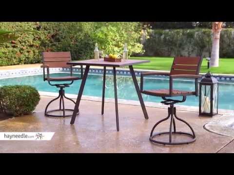Belham Living Carmona Faux Wood Balcony Height Patio...