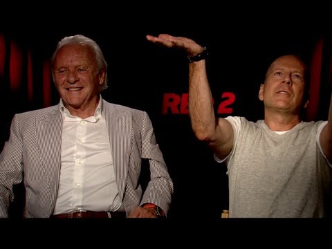RED 2 Interviews: Bruce Willis, Anthony Hopkins and Helen Mirren