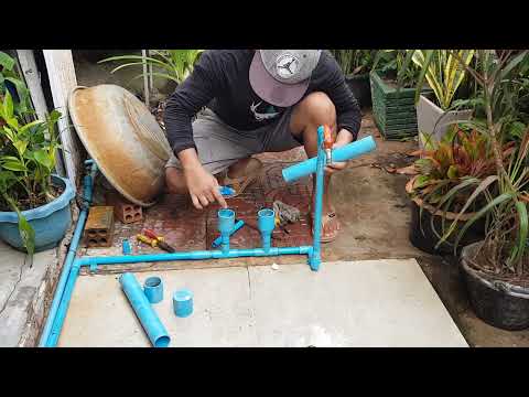 Technique to fix PVC pipe faucet low water pressure #shorts #diy #water