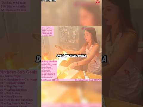 Cewek itu Panik saat Dapurnya Terbakar di Depan Kamera