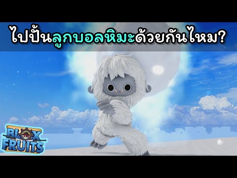 ไปปั้นลูกบอลหิมะด้วยกันไหม? [Blox Fruits]