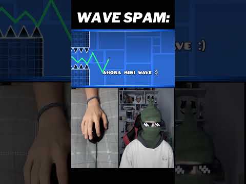 Geometry Dash: WAVE SPAM #shorts