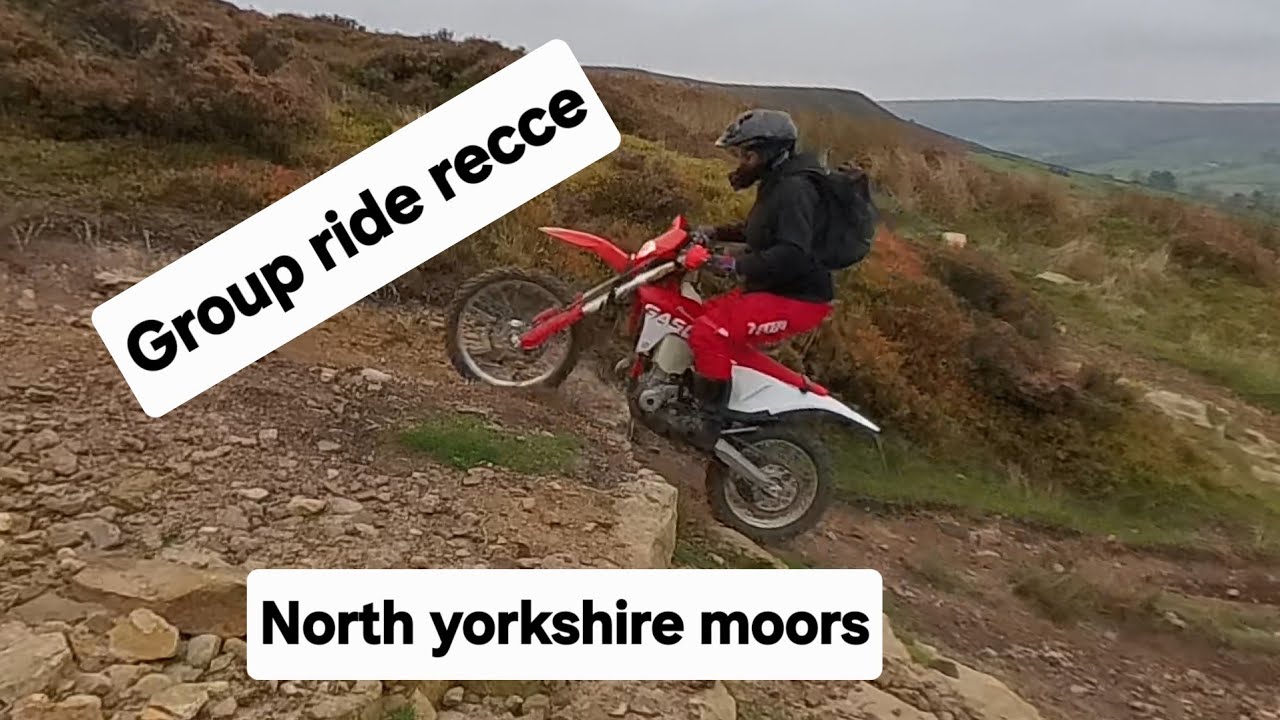Recce for a group ride in the moors