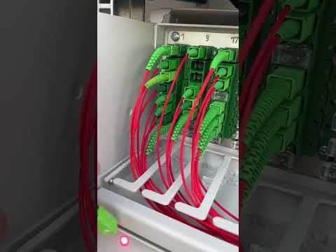 Défaut de position au point de mutualisation (PM) Débranchement de jarretière #fibreoptique #fibre