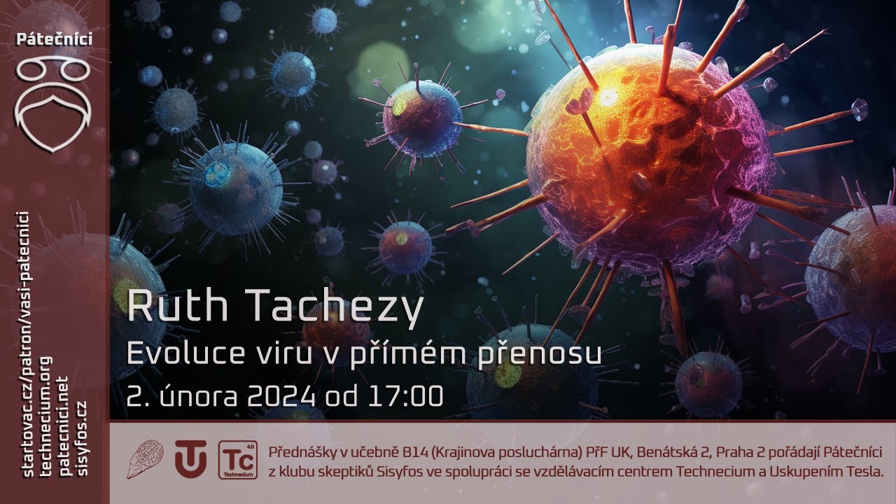 2. února 2024 - Ruth Tachezy: Evoluce viru v přímém přenosu