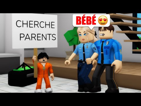 ADOPTÉ PAR UNE FAMILLE DE POLICIER SUR BROOKHAVEN ! ROBLOX