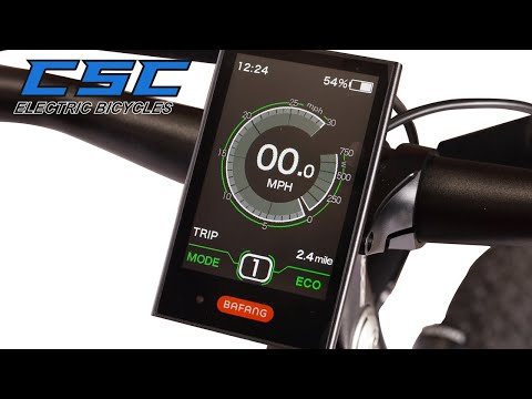 CSC E-bikes FT1000MD Bafang Ultra M620 DPC18 Display Tutorial