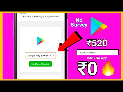 Free Google Play Gift Card Redeem Code In India 11 21