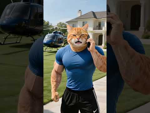 Evil Stepbrother Strikes! Kitten Gets Hurt Aboard a Helicopter！🚁😱