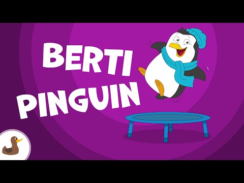 🎶 Pinguinlied | Berti Pinguin (auf seinem blauen Trampolin) | Sebastian Falk | Sing Kinderlieder