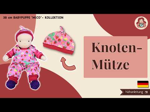 DIY Mütze mit Knoten | Sami Babypuppe Schnittmuster #6.3 | Sami Dolls Tutorials