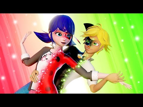 [Miraculous Ladybug] Marinette and Chat Noir duet transformation