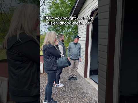 A lifetime of love, returned with four wheels. ๐ค#DreamCarReveal #FatherAppreciation #familystory