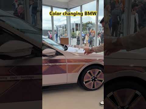 This BMW changes its color