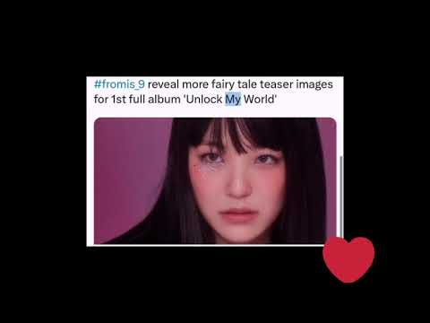#fromis_9 reveal more fairy tale teaser images for 1st full album 'Unlock My World