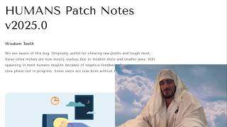 If God Released Patch Notes For Humans