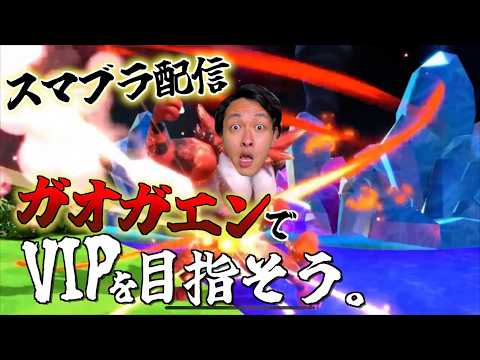 【スマブラ】ゲーム下手がガオガエンでVIPを目指す配信〜１日目〜
