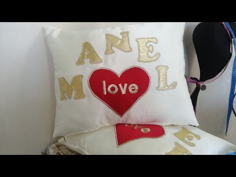 كيفية طرز مخدات للعرائس