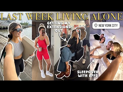last week in my life LIVING ALONE 🎀🪞🩰 🧸