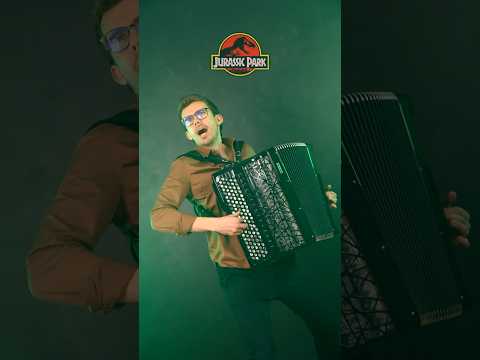 Jurassic Park theme on accordion! 🦖