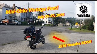 Mid-Ohio Vintage Fest: MOTO TOUR 2025!! ('79 Yamaha XS750)
