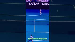Djoker vs Sinner - What a point! #Aus Open 2024