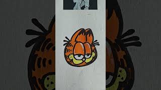 🧡he's my spirit animal 😌#art #garfield #painmaker
