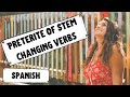 Mastering the Preterite of Stem Changing Verbs in Spanish