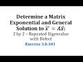 Matrix Exponential and Differential Equations