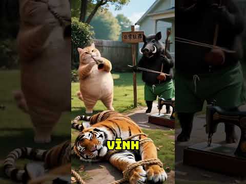 Mèo Béo Trêu Đùa Tình Yêu Của Heo Rừng