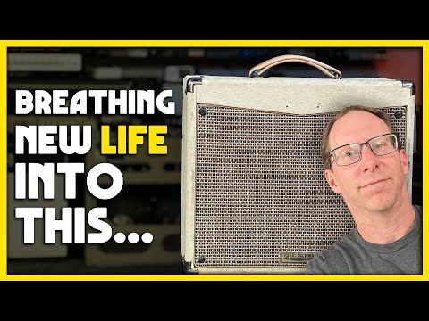 Breathing new life into this old tube amp, the Palomino V16 from Crate