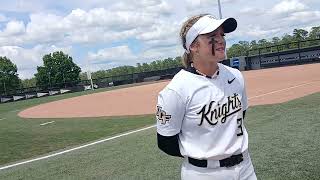 Aubrey Evans Postgame vs Kansas