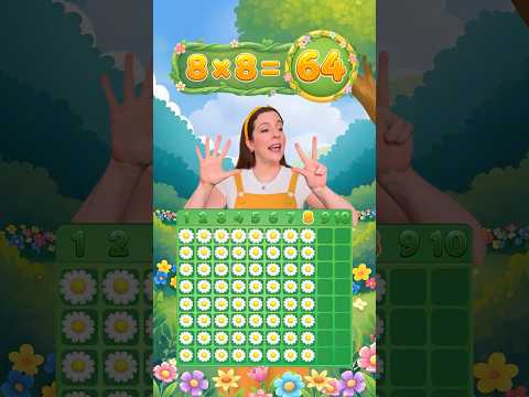 🇬🇧 Table de 8 en anglais - multiplications faciles #education #maths #apprendre #enfants