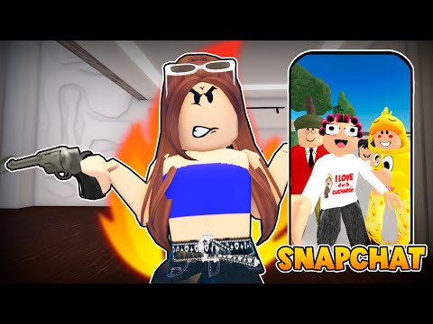 Melina está FURIOSA en Roblox Snapchat!