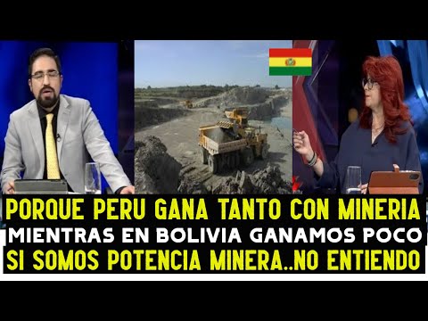 PERIODISTAS BOLIVIANOS SE SOPRENDEN CON LO QUE GANA PERU EN MINERIA A COMPARACION DE BOLIVIA