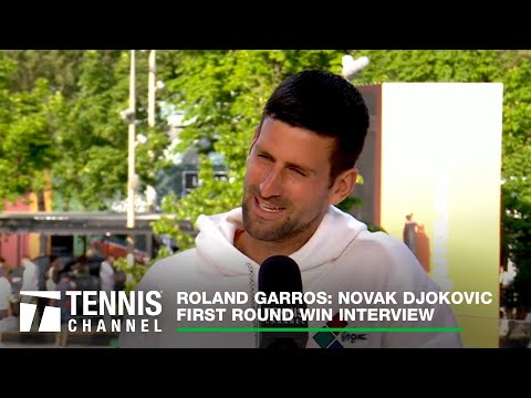 Novak Djokovic Praises NBA Star Nikola Jokic After Win | 2023 Roland Garros First Round Interview