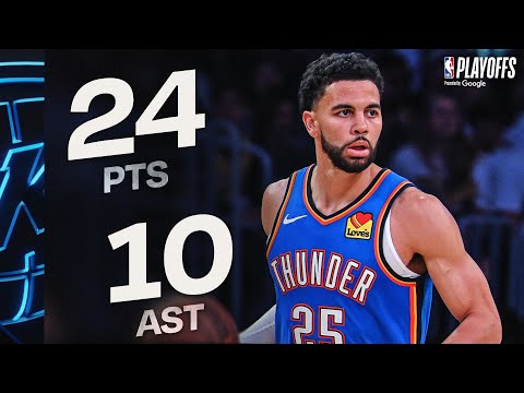 Ajay Mitchell BREAKS OUT For Playoff CAREER-HIGH 24 PTS &amp; 10 AST In Game 3 vs Lakers  | May 9, 2026